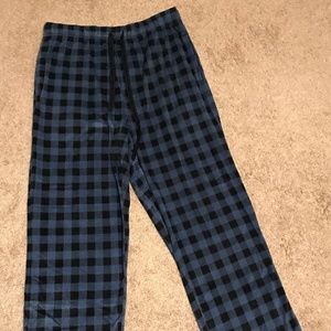 Stafford Blue Buffalo Plaid Sleep Pant size M